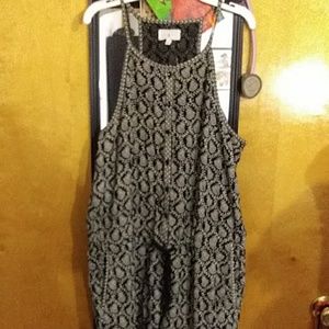 Black and White Pattern Romper (M)